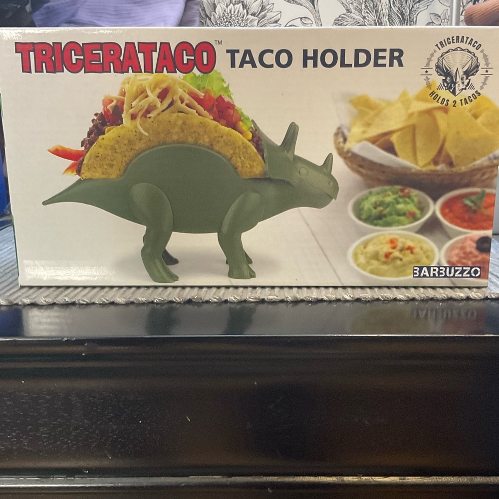 Tricerataco Green Taco Holder